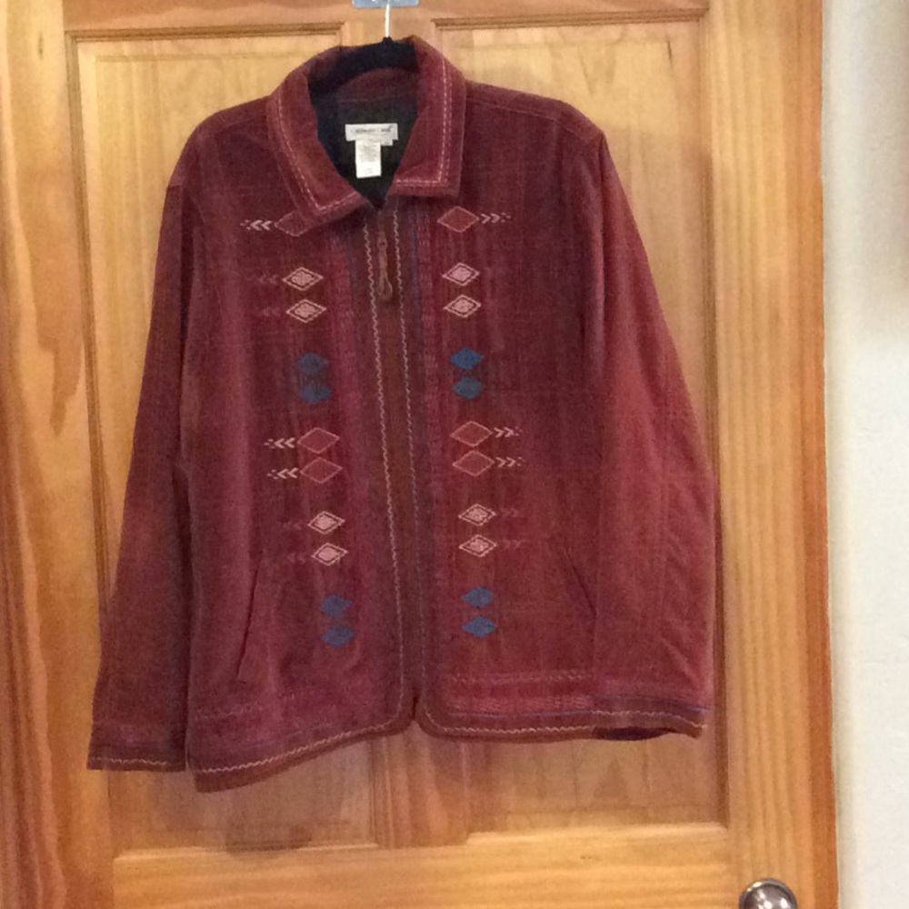Coldwater Creek Southwest/tribal Jacket 2x